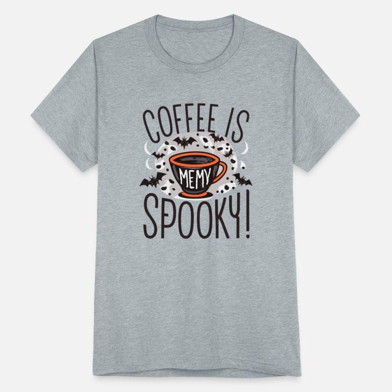 Coffee Halloween Spooky T-shirt