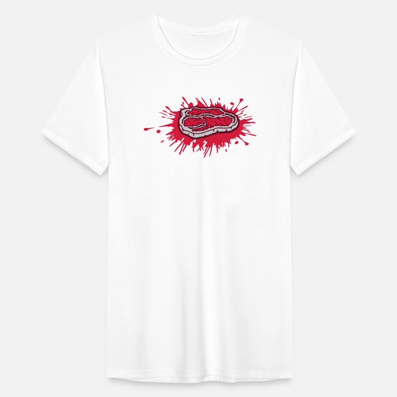 color blob bloody steak