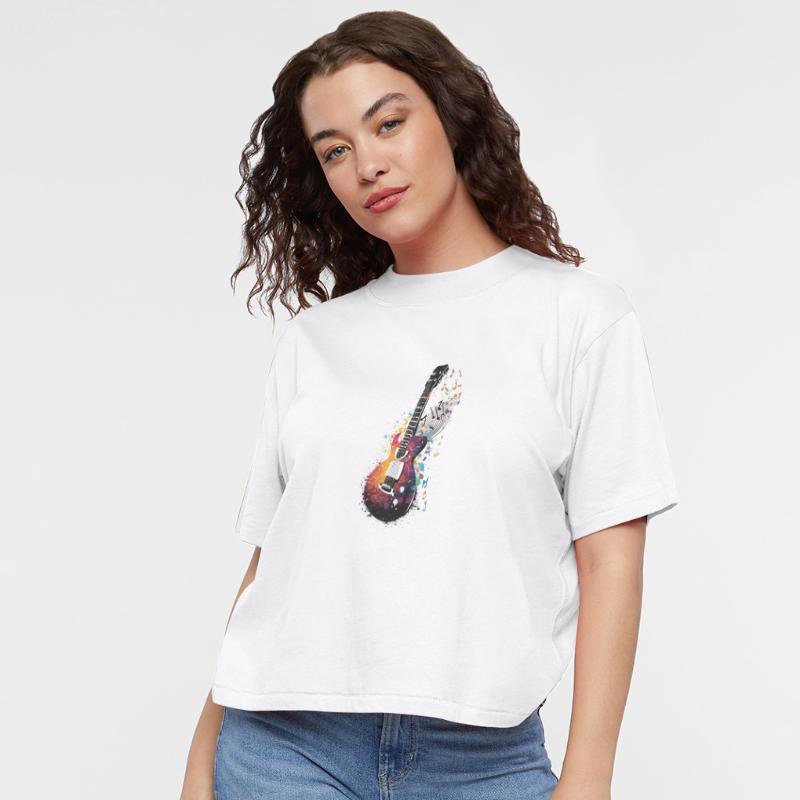 colored guitar
