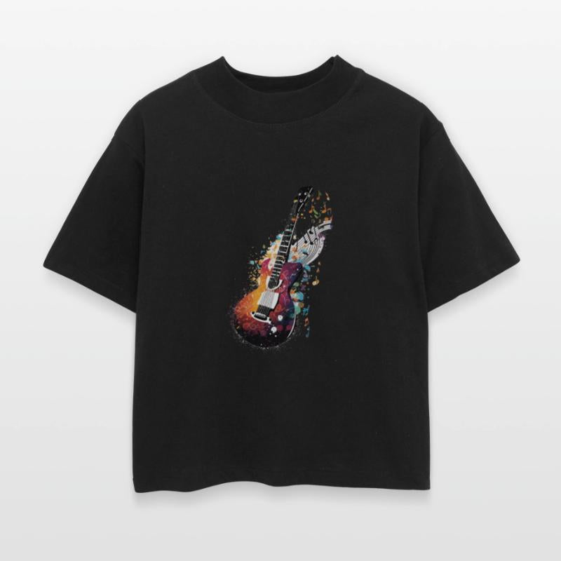 colored guitar