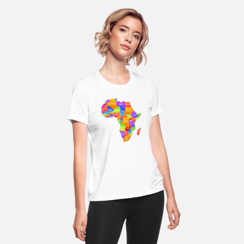 Colorful Map Of Africa