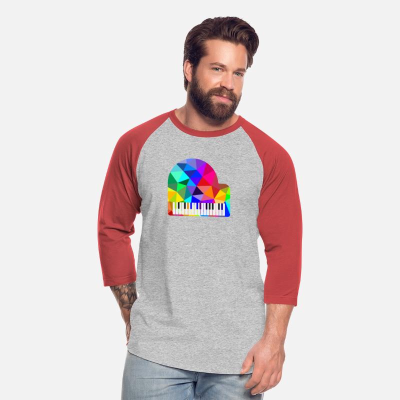 Colorful Rainbow Piano Polygon Pianist Rainbow