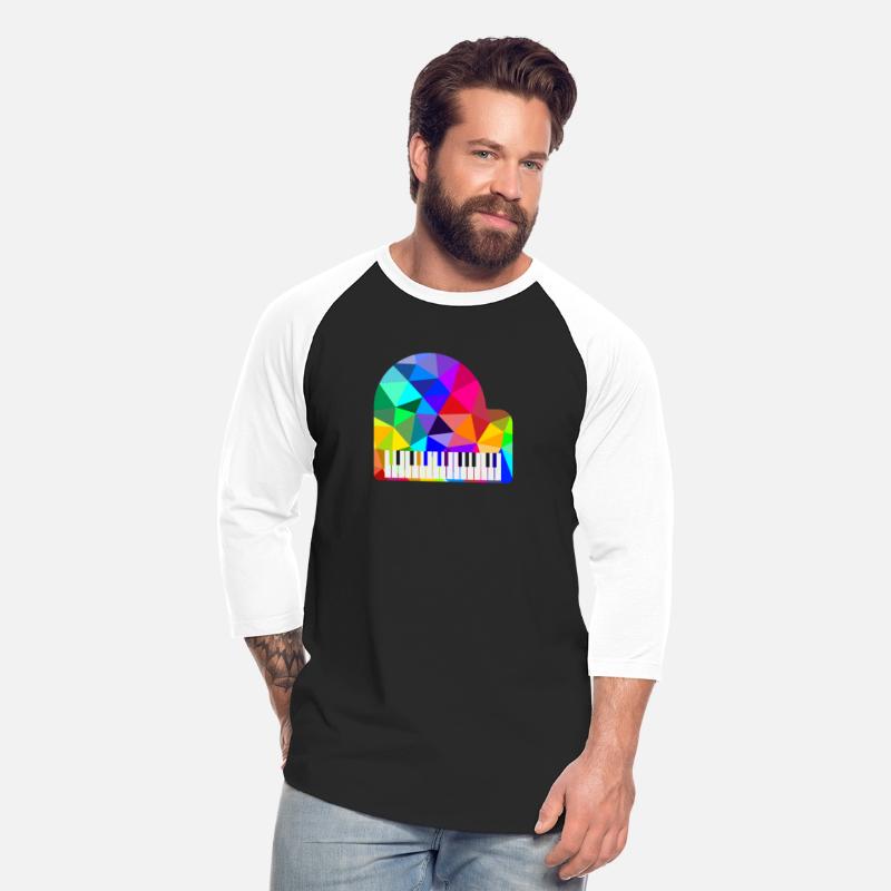 Colorful Rainbow Piano Polygon Pianist Rainbow