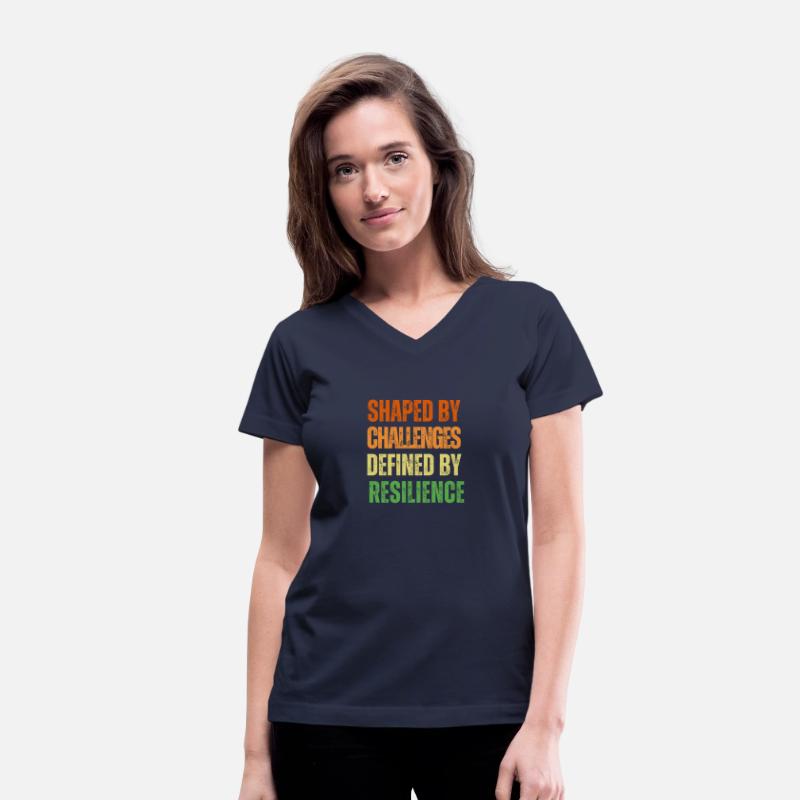 Colourful Motivational Retro Shaped by Challenge
