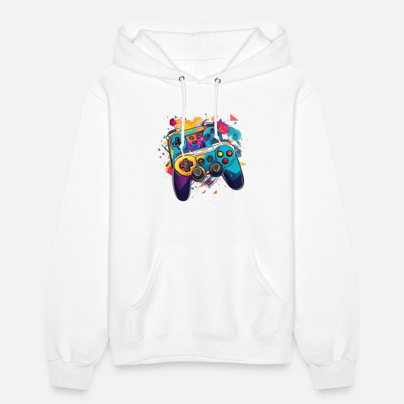 Colourful retro gaming consoles