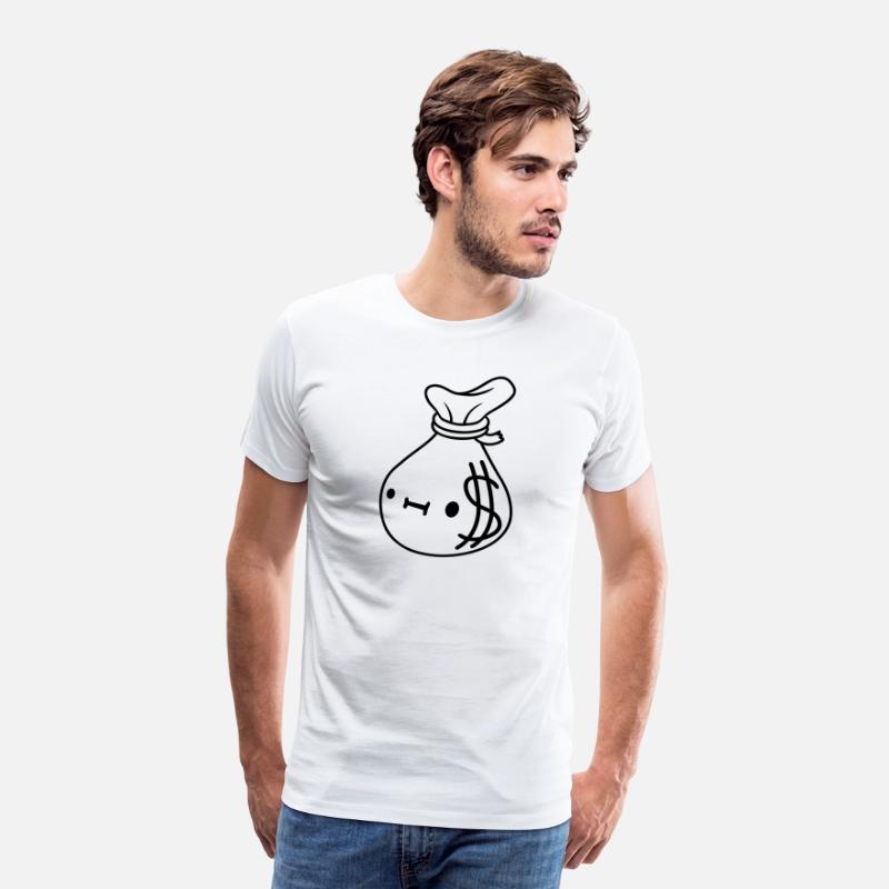comic face money sack