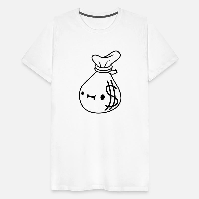 comic face money sack