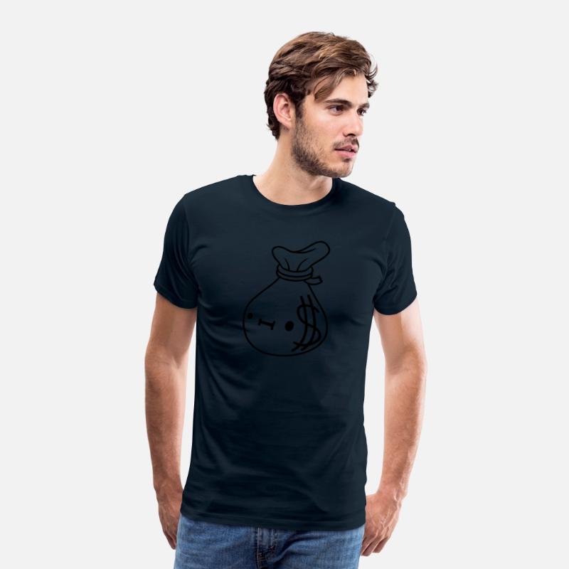 comic face money sack