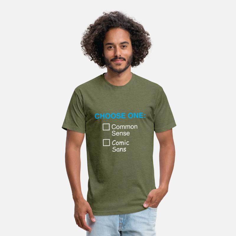 Comic Sans VS Common Sense Designer Tees