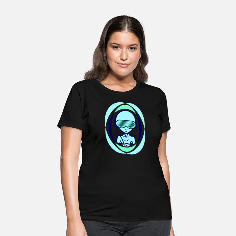 Cool DJ Alien Extraterrestrial Music Club Party