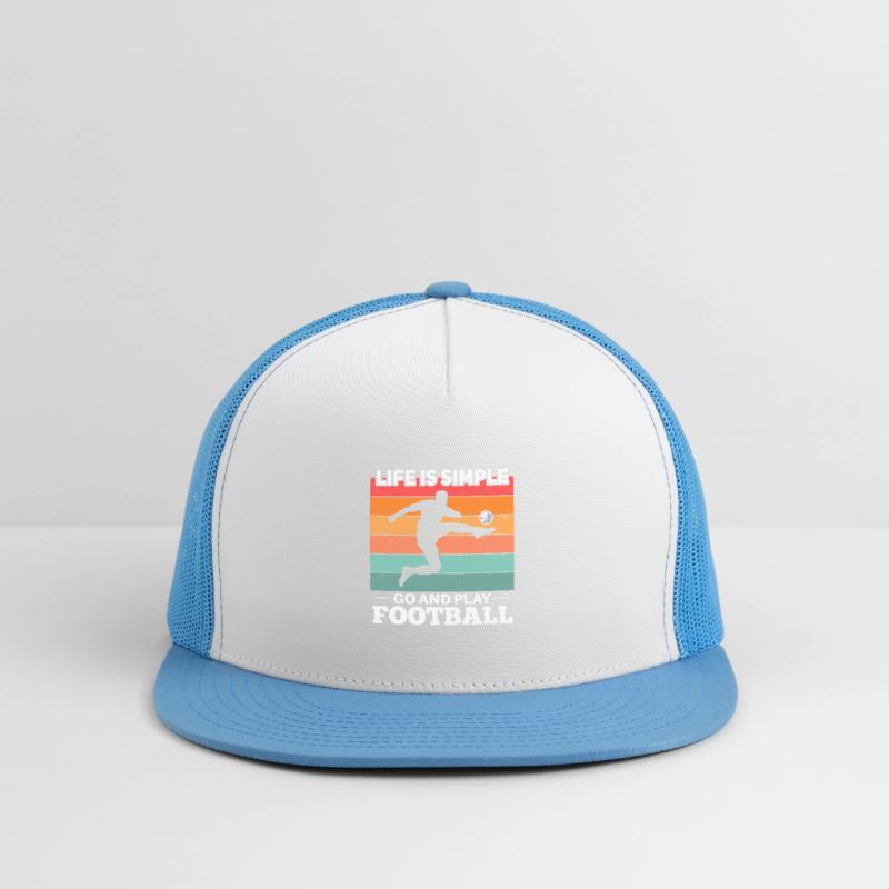 Cool footballer football saying motif