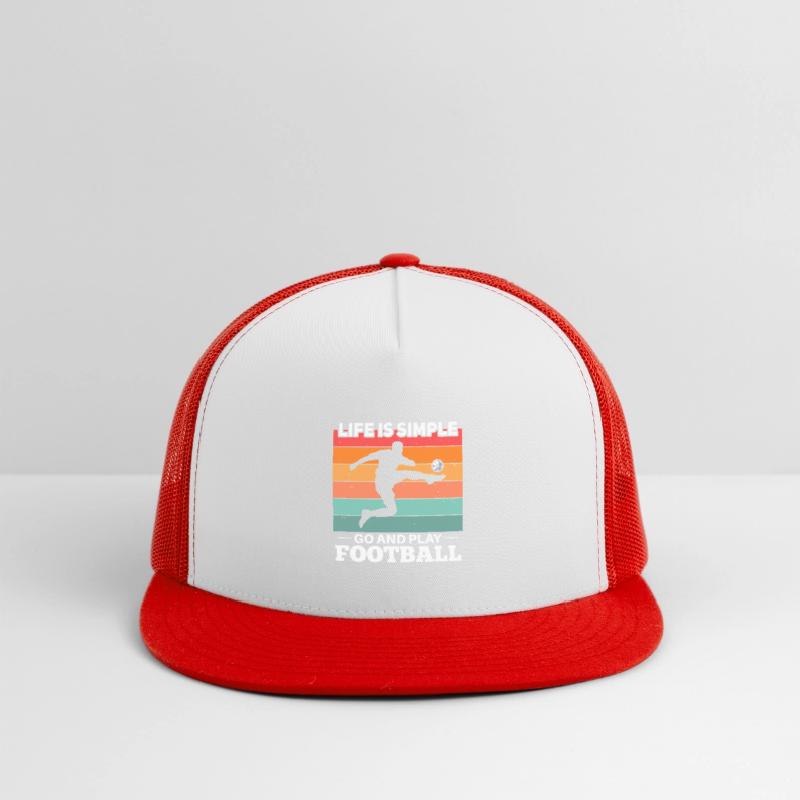 Cool footballer football saying motif