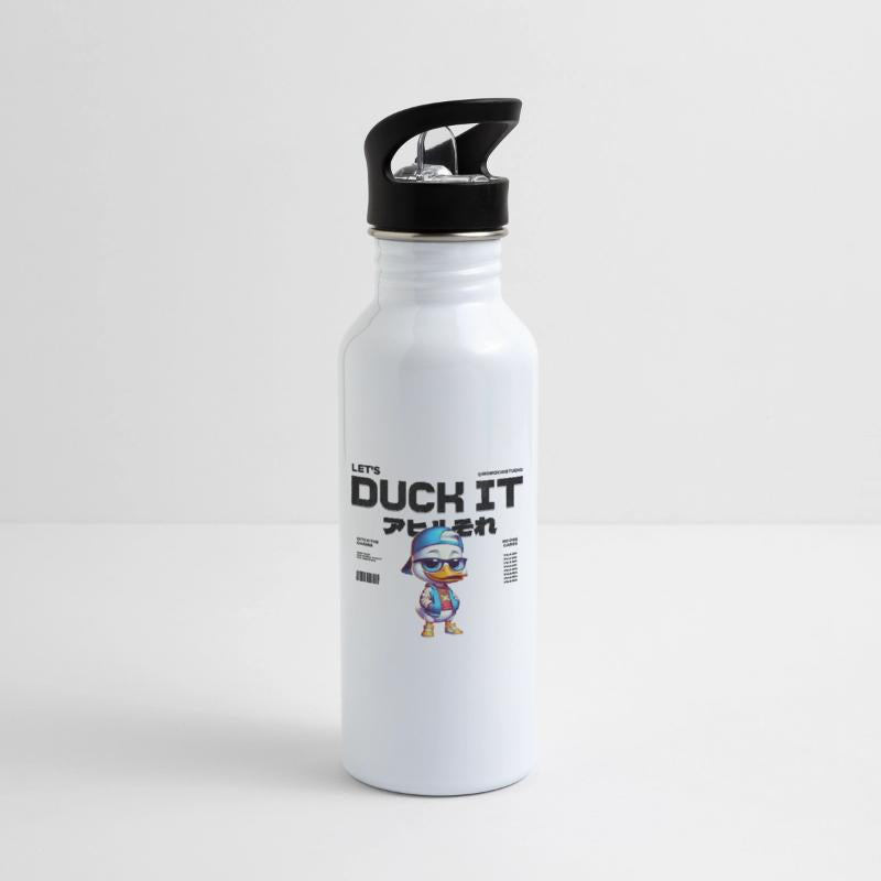 Cool Swag Duck in Streetwear Cartoon Style