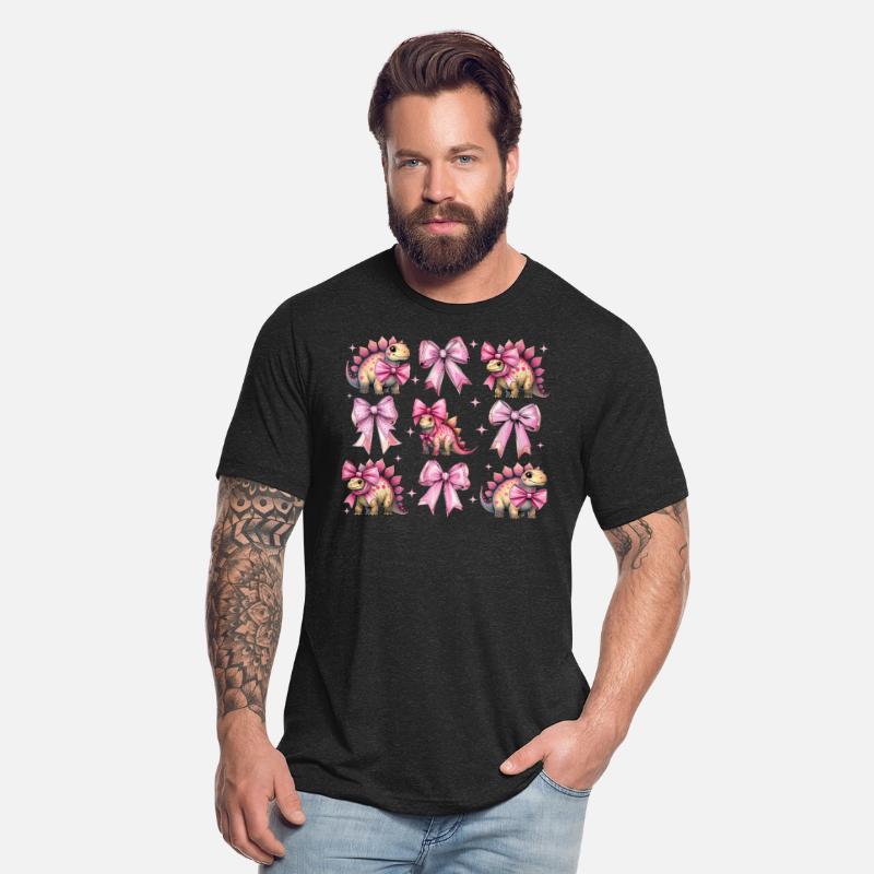 Coquette Bow Stegosaurus Dinosaur Girl Mom Pink
