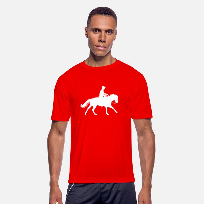 Cowboy - Galloping Horse and Rider Silhouette