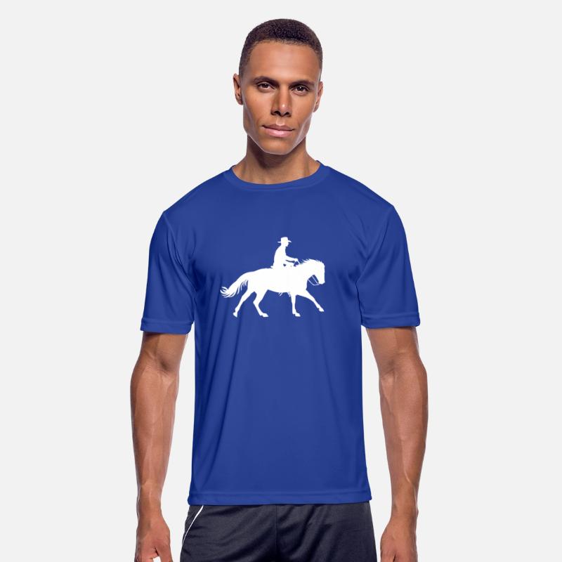 Cowboy - Galloping Horse and Rider Silhouette
