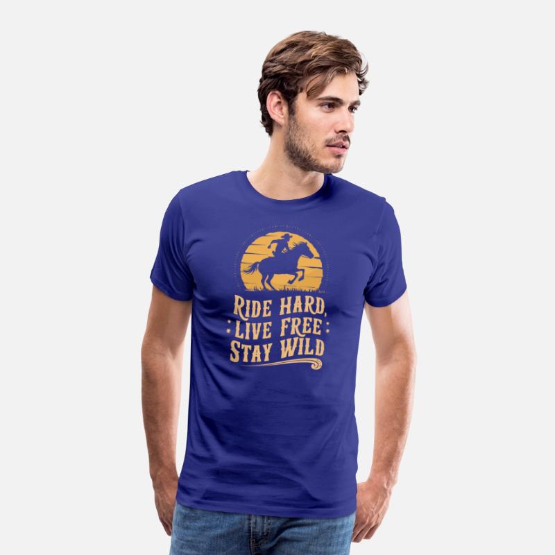 Cowboy Lifestyle Western Theme with Horses and