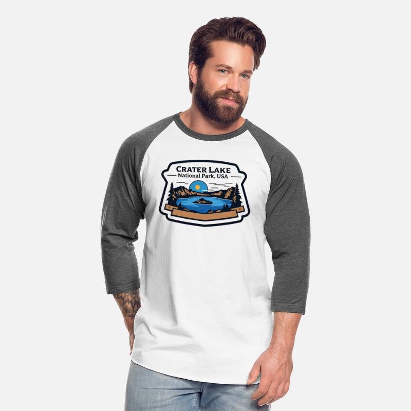 Crater Lake National Park Southern Oregon USA Logo