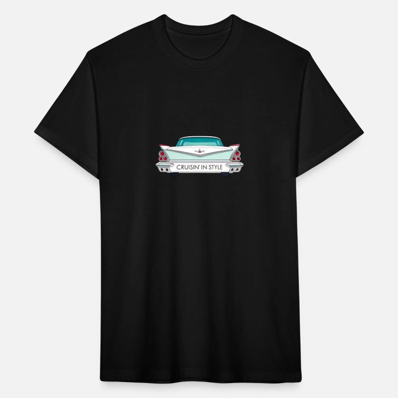 Cruisin In Style Car Tail Fin Retro 50s