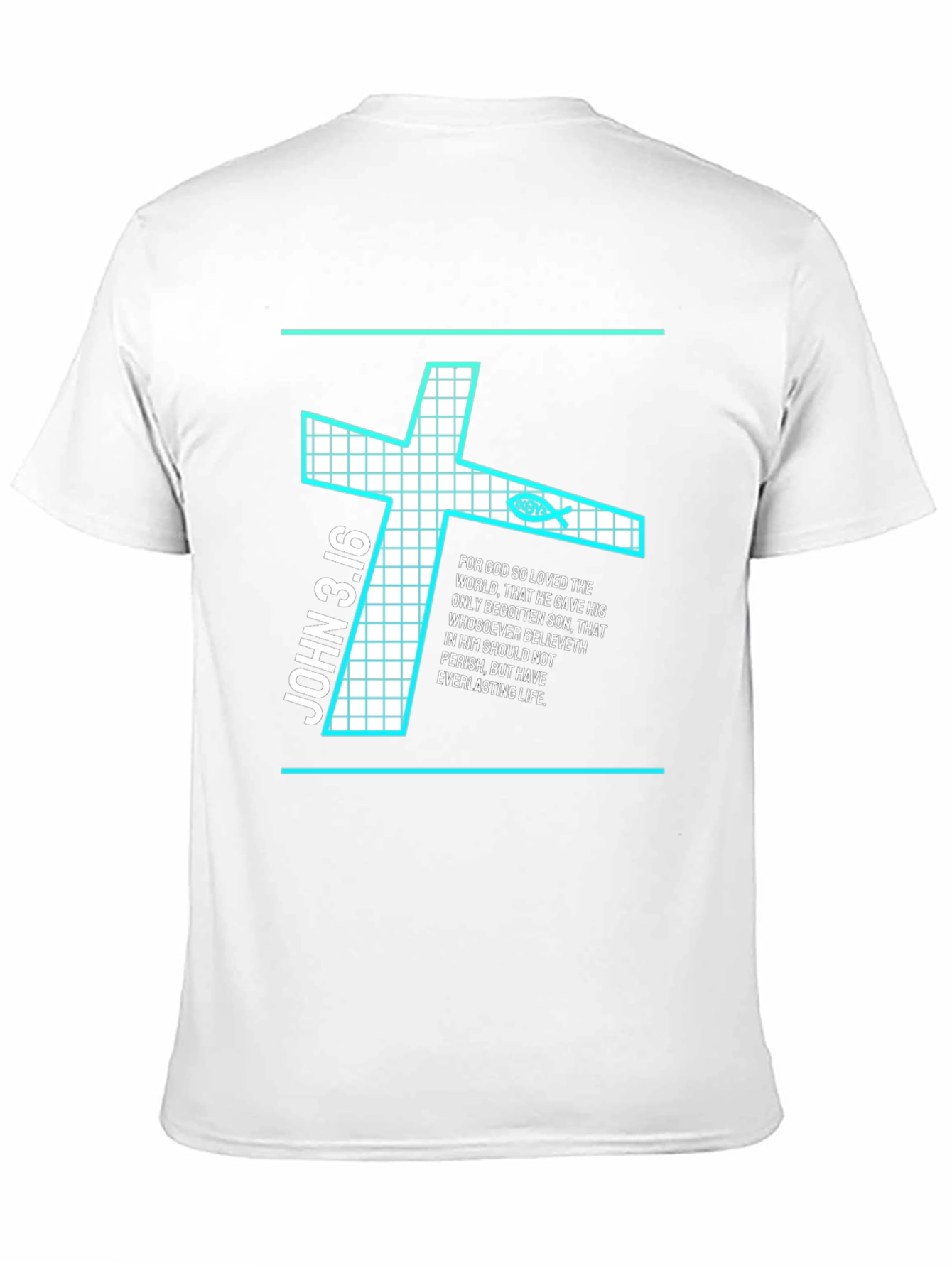 John 3:16 Christian Cross T-Shirt