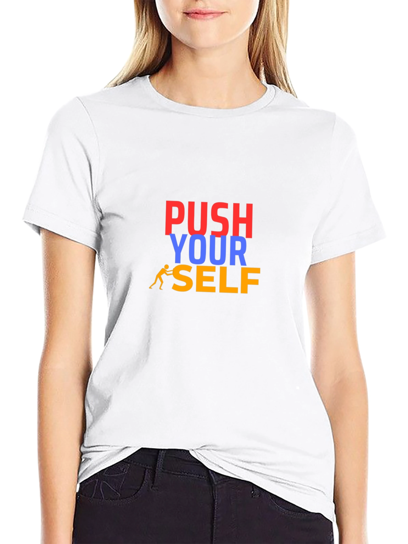 Push Yourself T-Shirt - Motivational Design