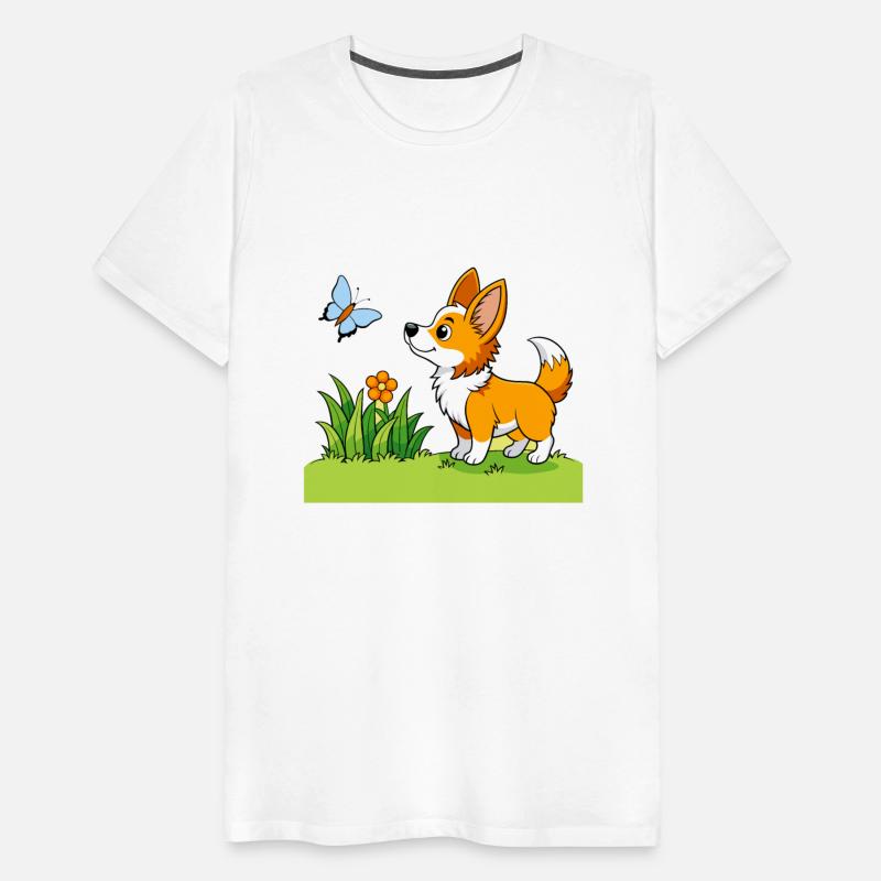 Curious Papillon Investigating Butterfly