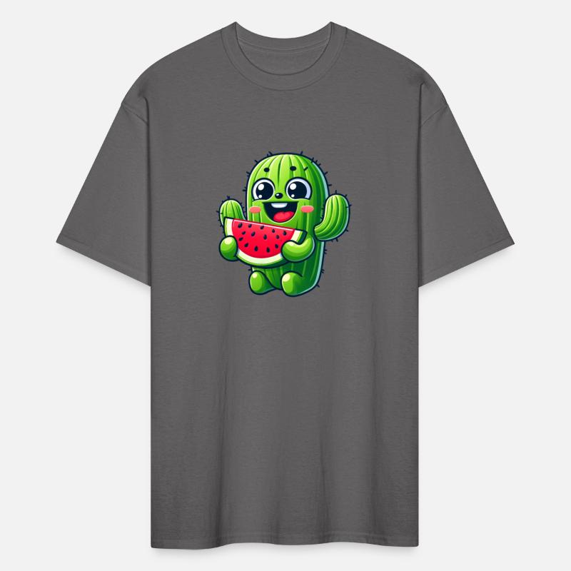Cute Cactus Comic With Watermelon Fruity