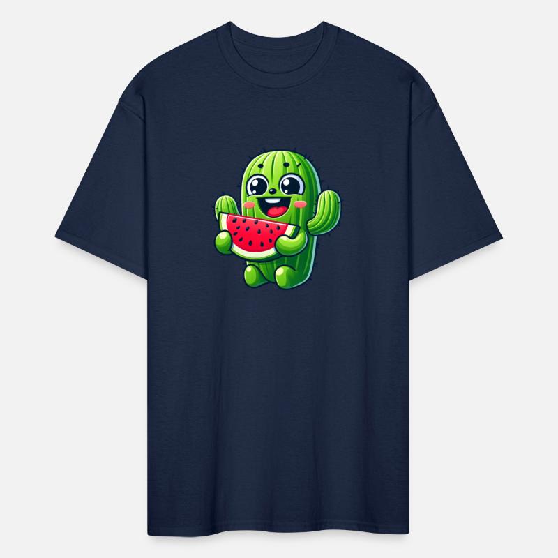 Cute Cactus Comic With Watermelon Fruity