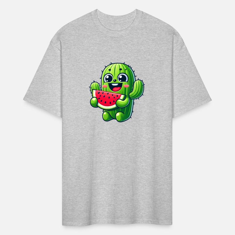 Cute Cactus Comic With Watermelon Fruity