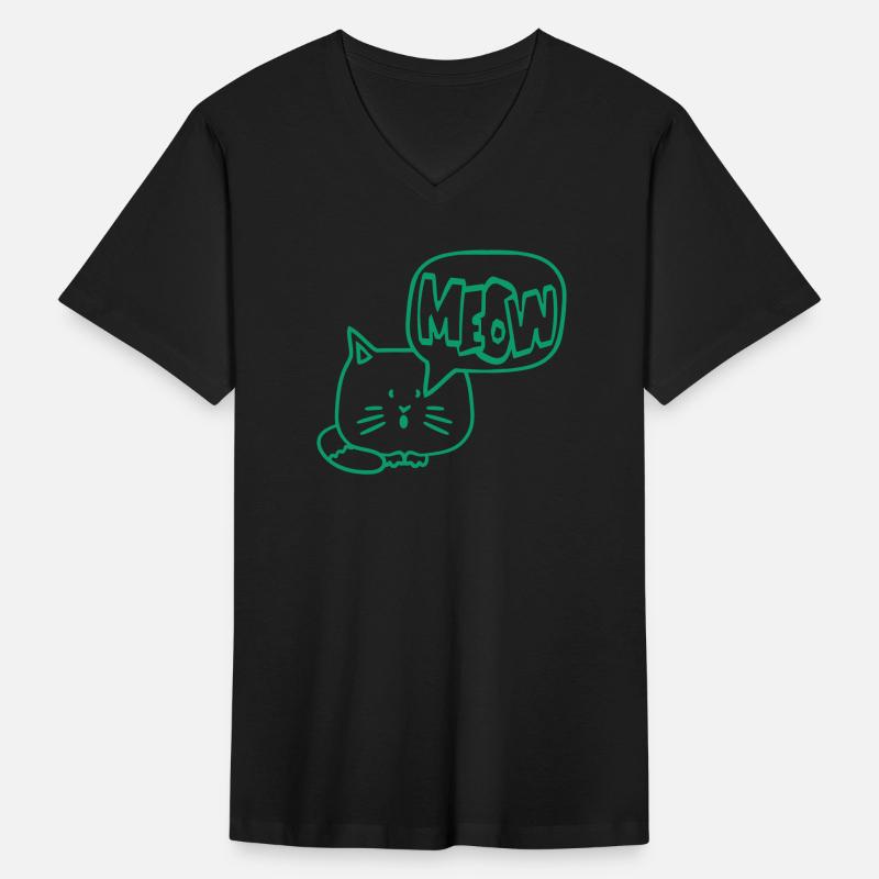 Cute Cat Comic Speech Bubble Cool Meow Cartoon Fun