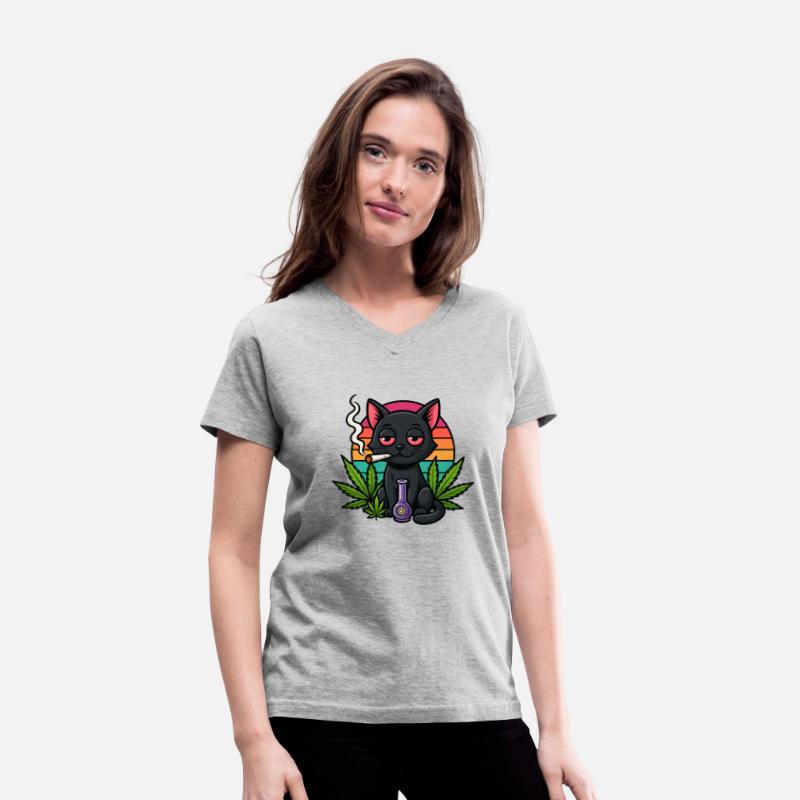 Cute Cat Smoking Weed
