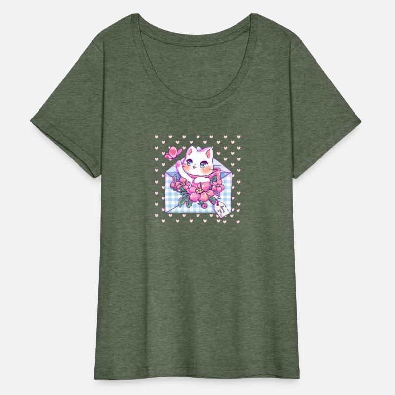 Cute Cat with a Love Letter