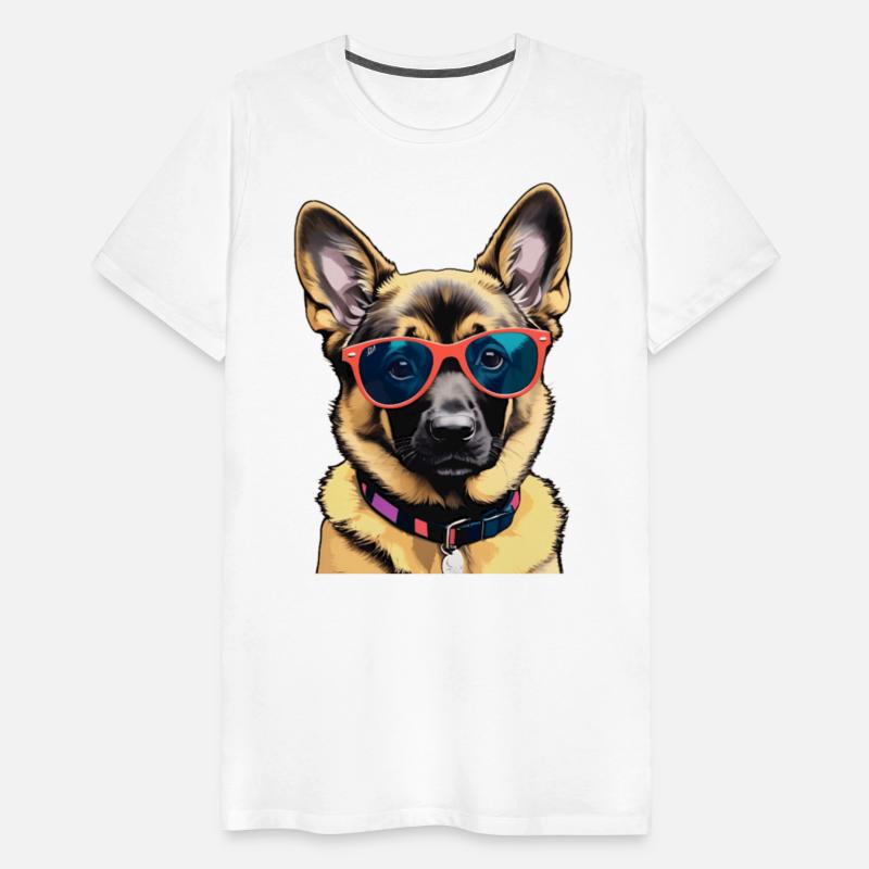 Cute German Shepherd Pop Art
