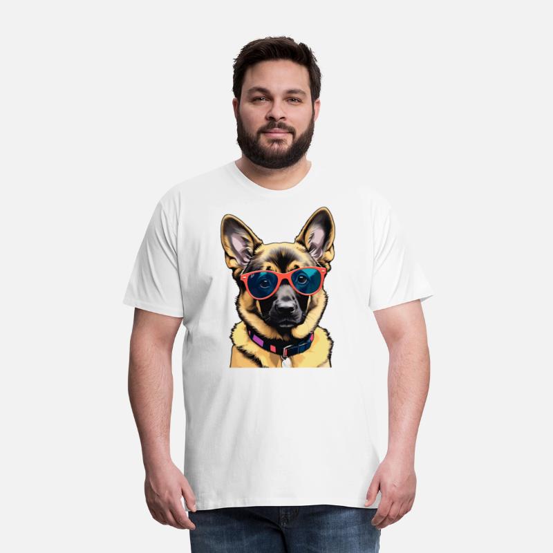Cute German Shepherd Pop Art
