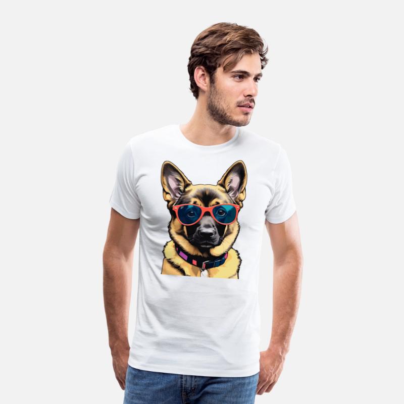 Cute German Shepherd Pop Art