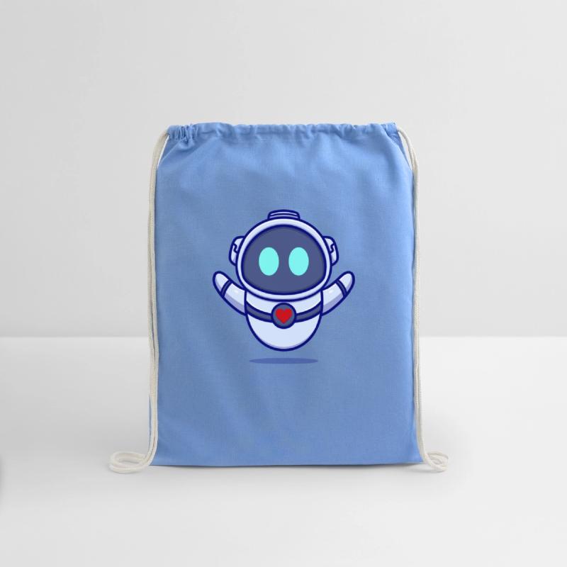 Cute robot cartoon icon illustration gifts
