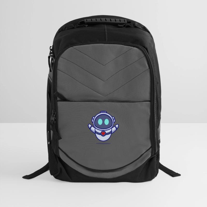 Cute robot cartoon icon illustration gifts