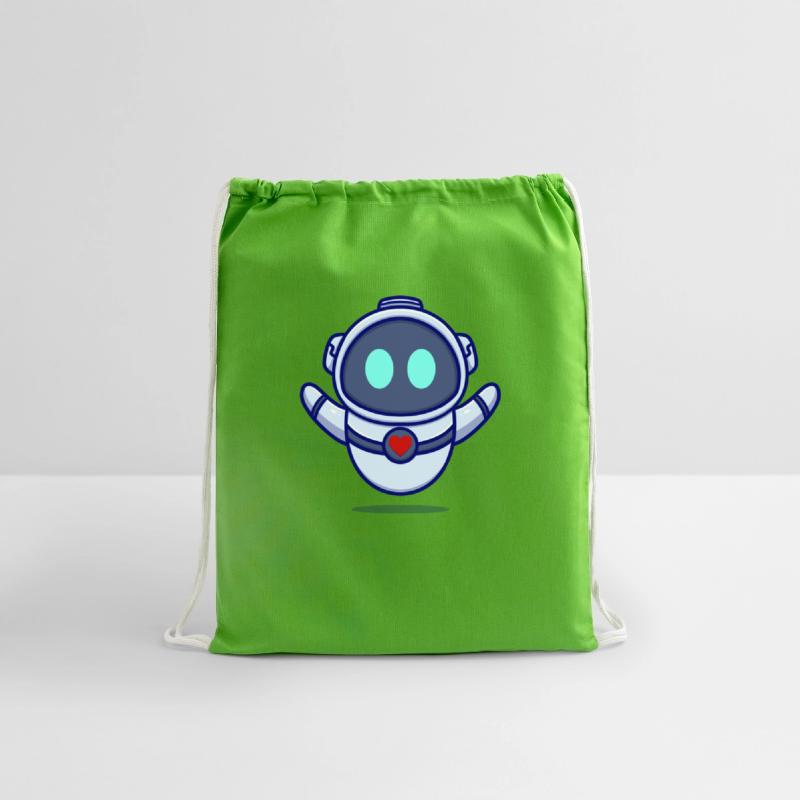 Cute robot cartoon icon illustration gifts