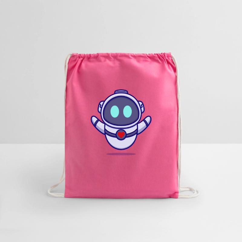 Cute robot cartoon icon illustration gifts