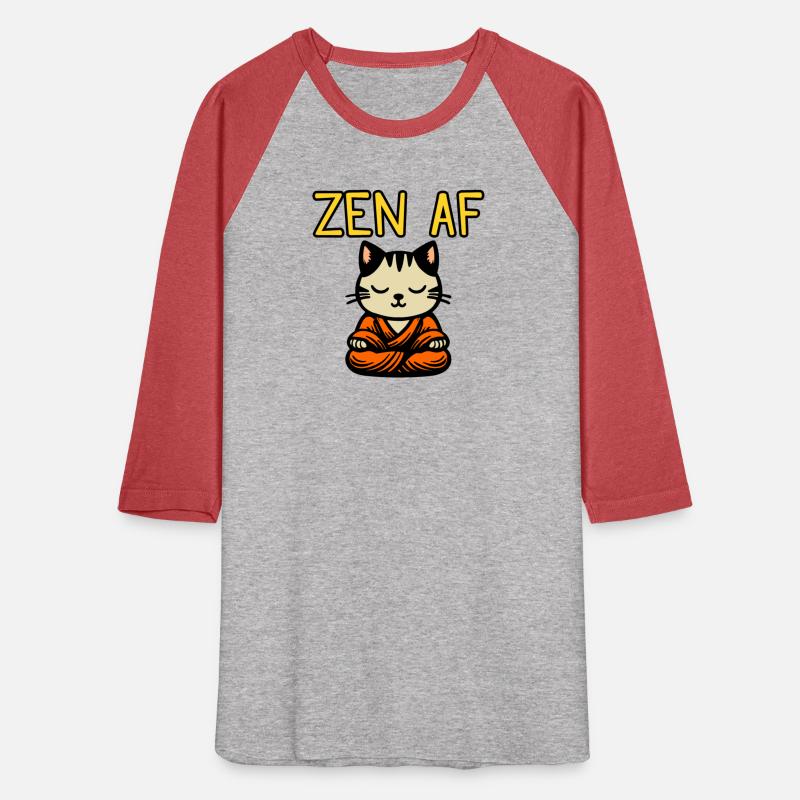 Cute Zen AF Meditating Cartoon Monk Cat (in color)