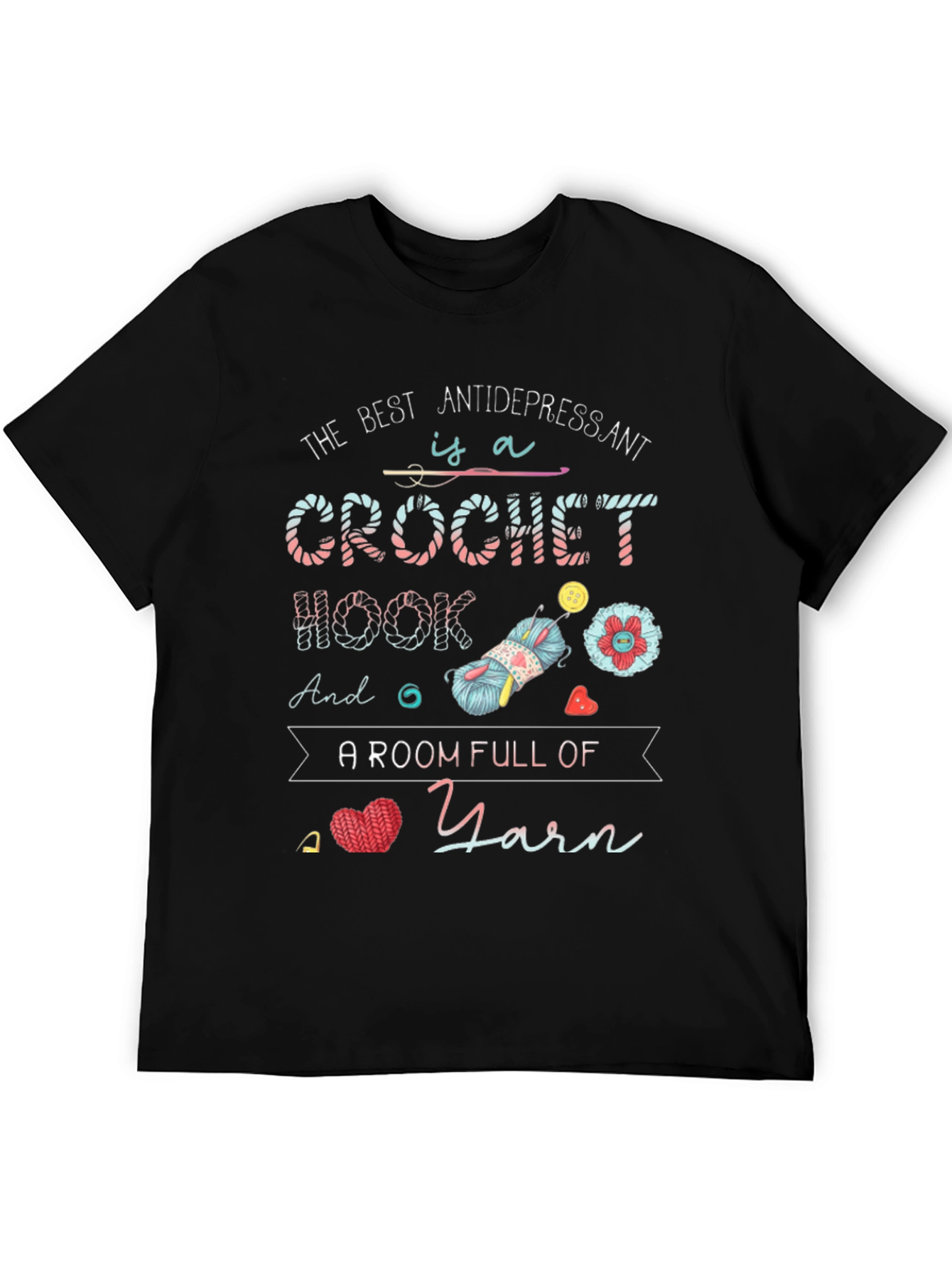 Crochet Antidepressant T-Shirt
