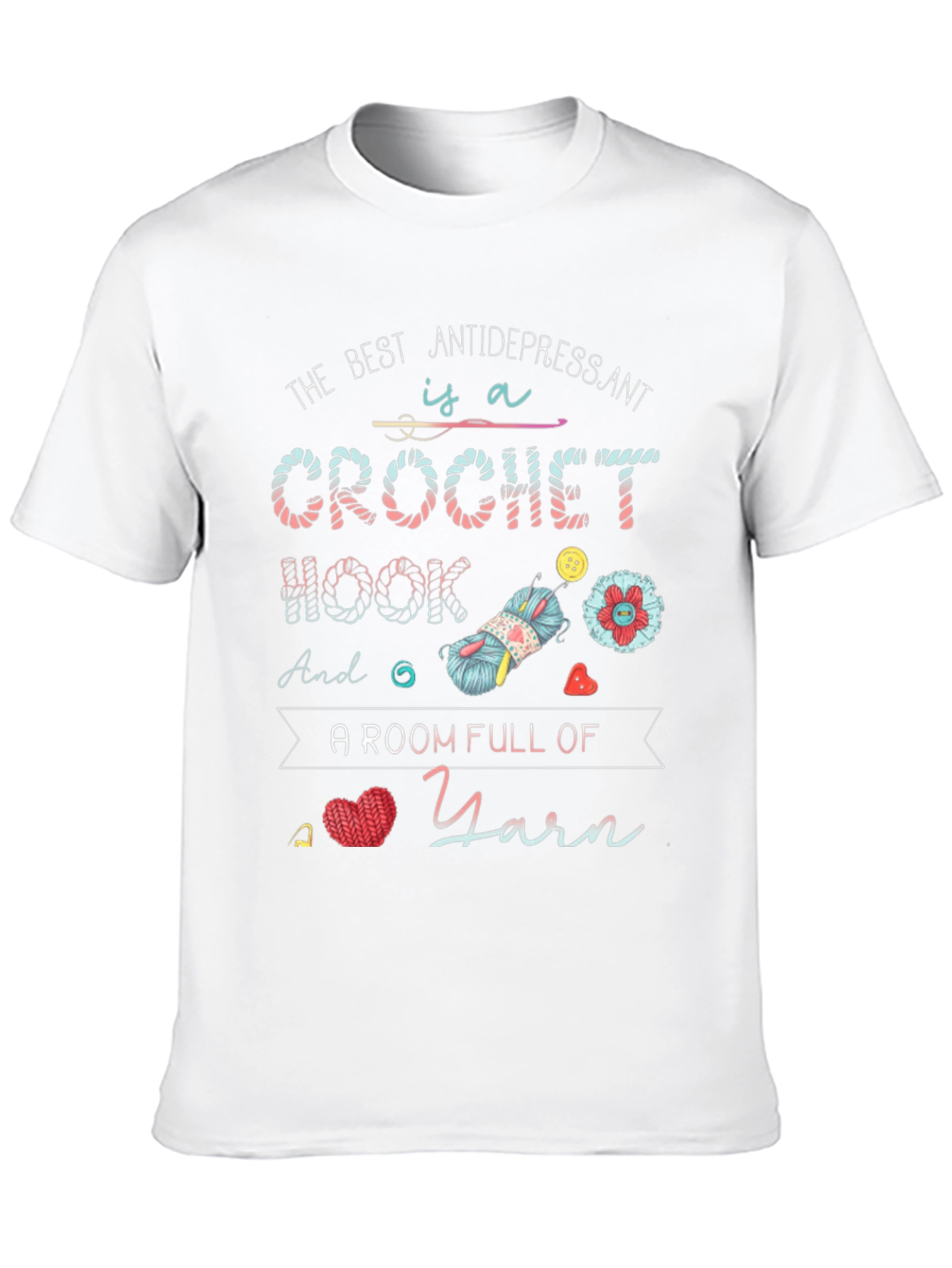 Crochet Antidepressant T-Shirt