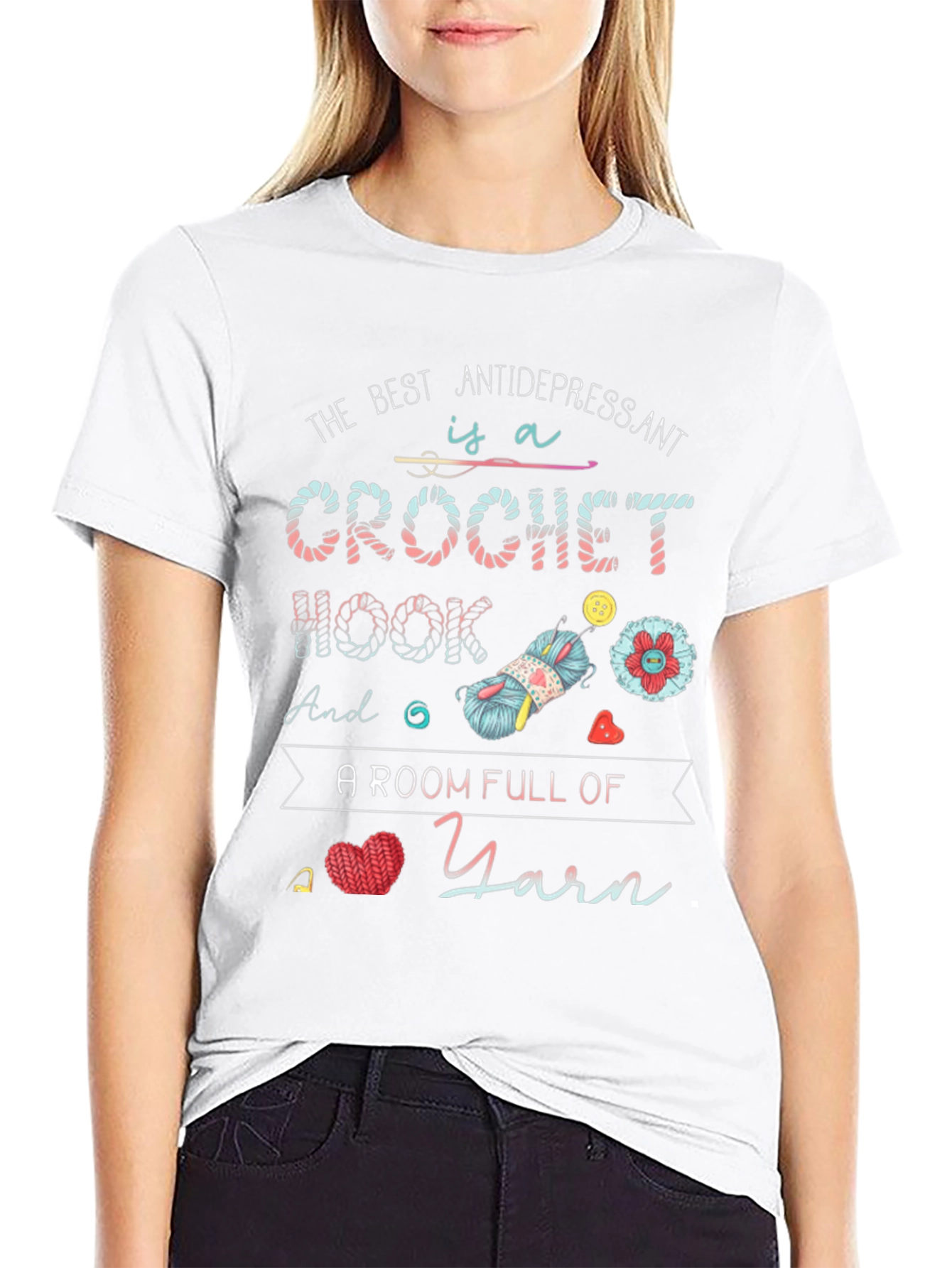 Crochet Antidepressant T-Shirt