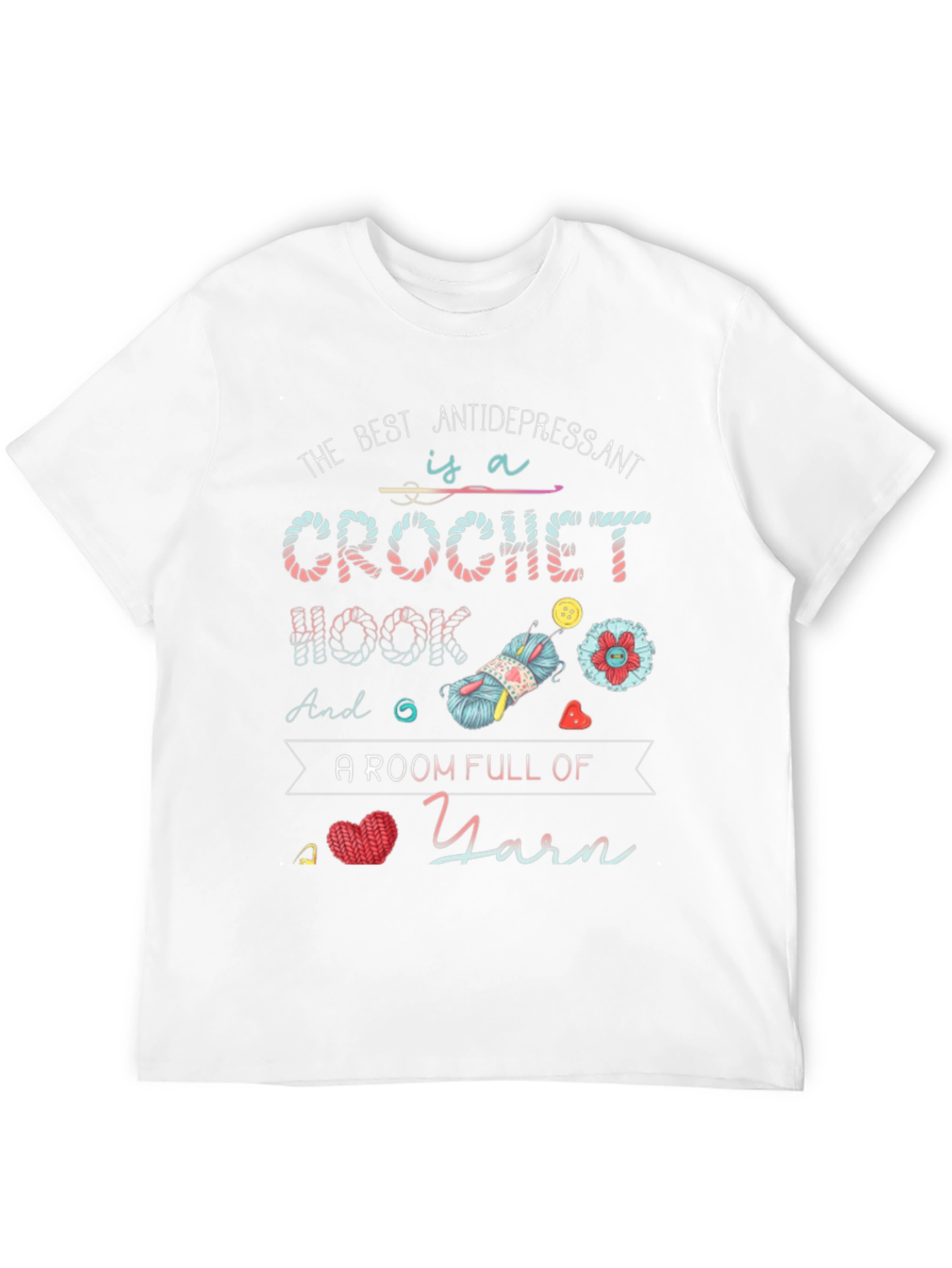 Crochet Antidepressant T-Shirt