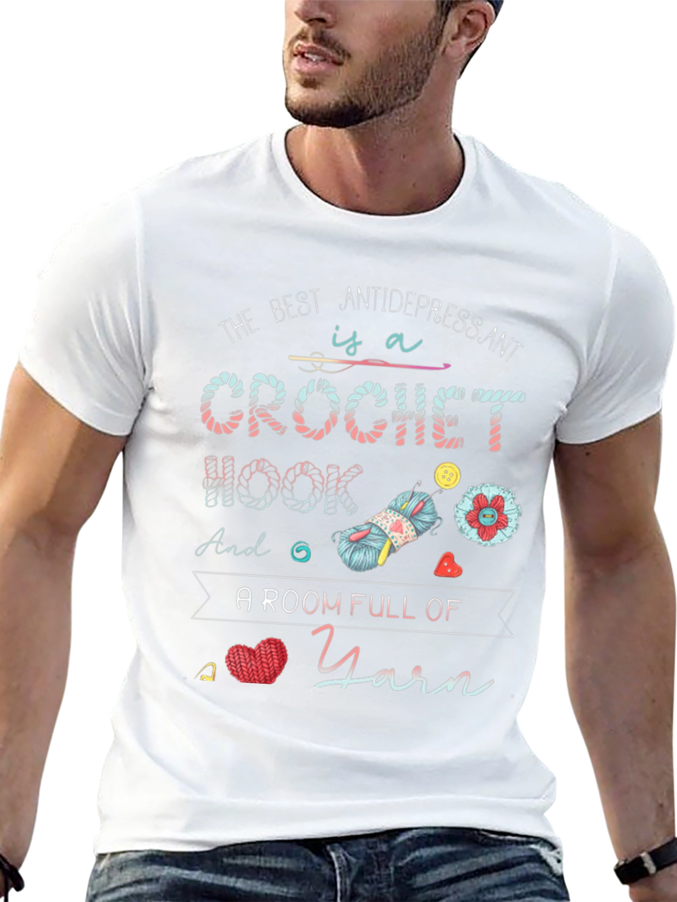 Crochet Antidepressant T-Shirt