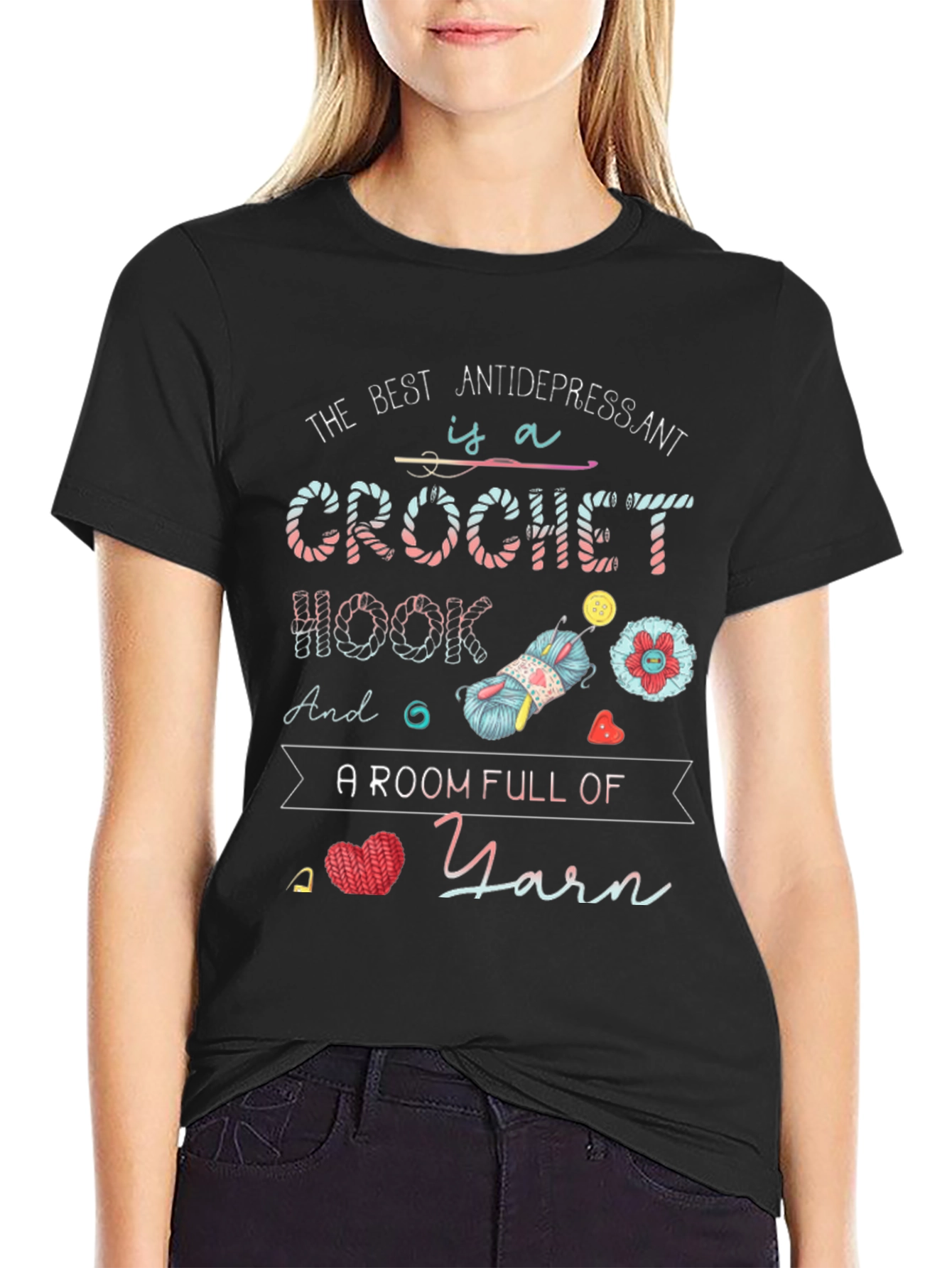 Crochet Antidepressant T-Shirt