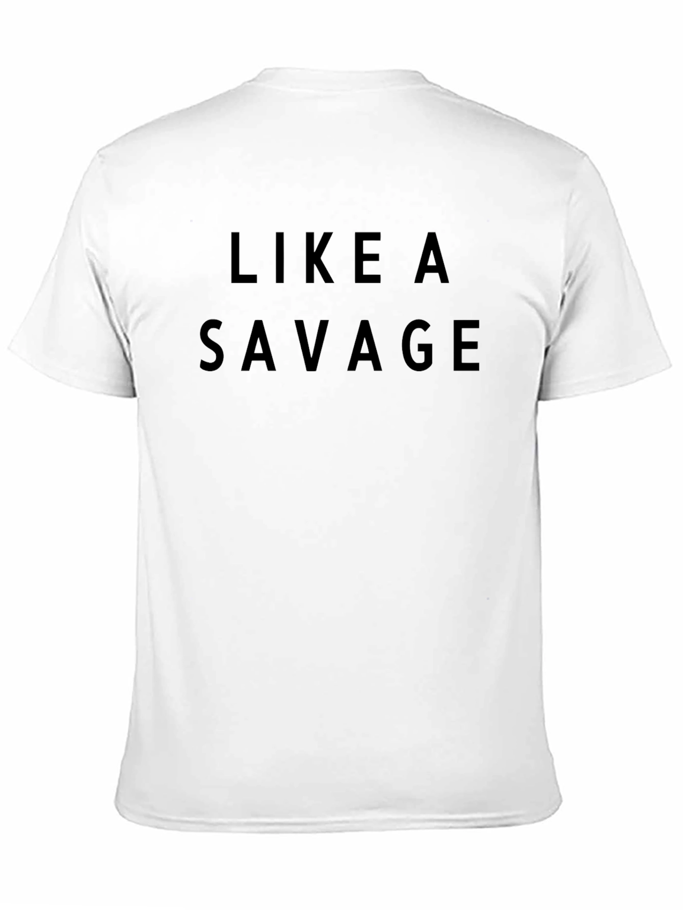 Like a Savage Black Graphic T-Shirt