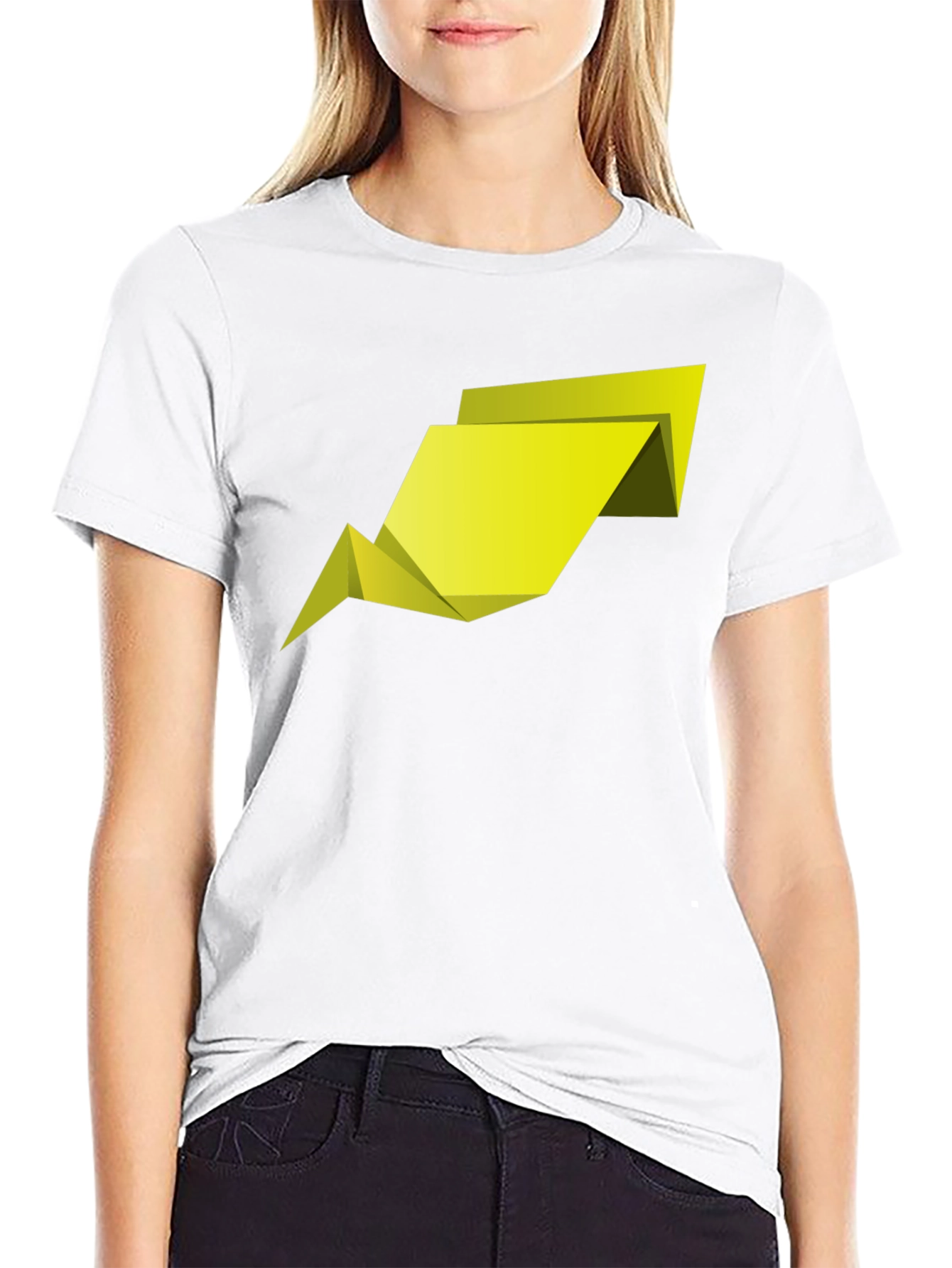 Abstract Geometric Arrow Mens Black T-Shirt