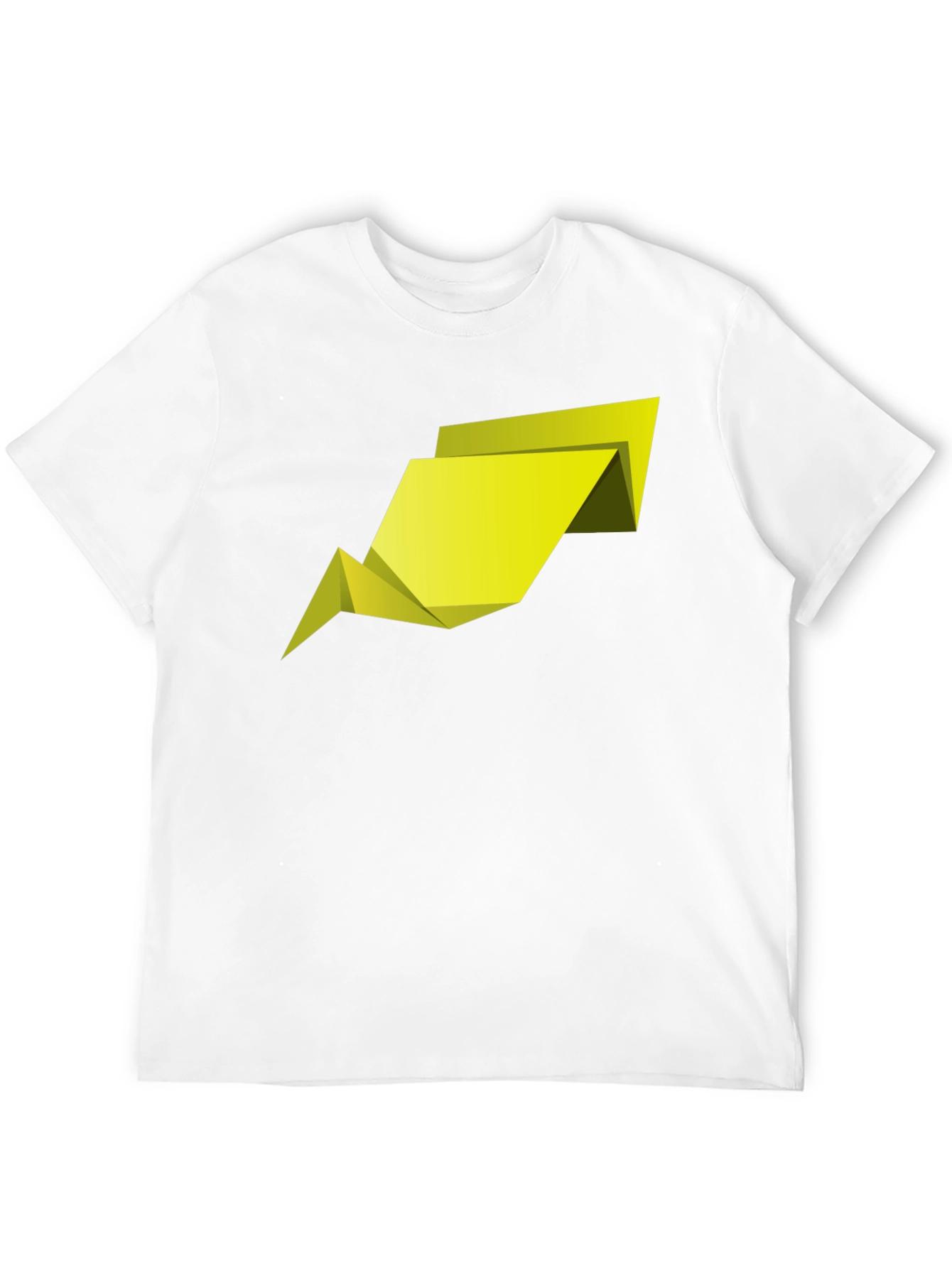 Abstract Geometric Arrow Mens Black T-Shirt