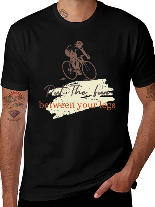 Cycling Fun Tee - Put the Fun Between Your Legs Shirt
